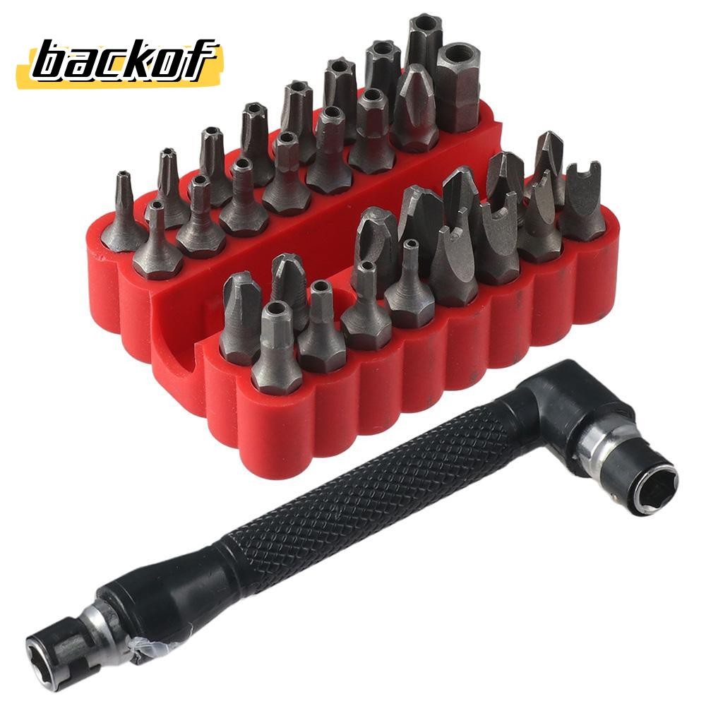 Backof Hex Shank ไขควงบิต, Quick Release Steel Security ไขควงชุด Bit, ผู้ถือบิต Hollow 1/4in L-type Double-ended ประแจวงล้อซ่อม
