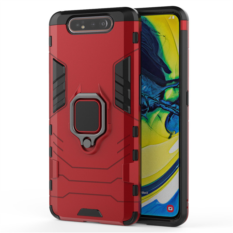 สําหรับ Samsung Galaxy A80, A90, ฝาครอบป้องกันโทรศัพท์เกราะที่มีศักยภาพ, เคสโทรศัพท์วัสดุ PC ป้องกันการระเบิด
