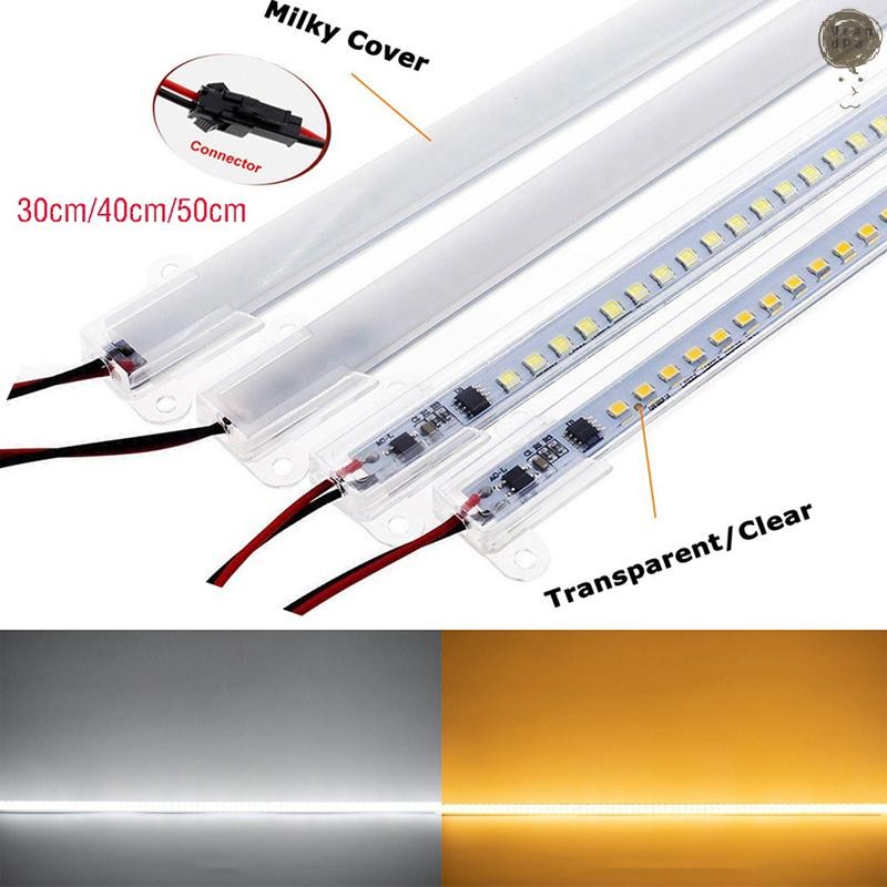 [GR] Ac220v ไฟ LED บาร์ความสว่างสูง 2835 คลิป LED 30 ซม. 40 ซม. 72LEDs ฮาร์ดสตริปประหยัดหลอด LED TH