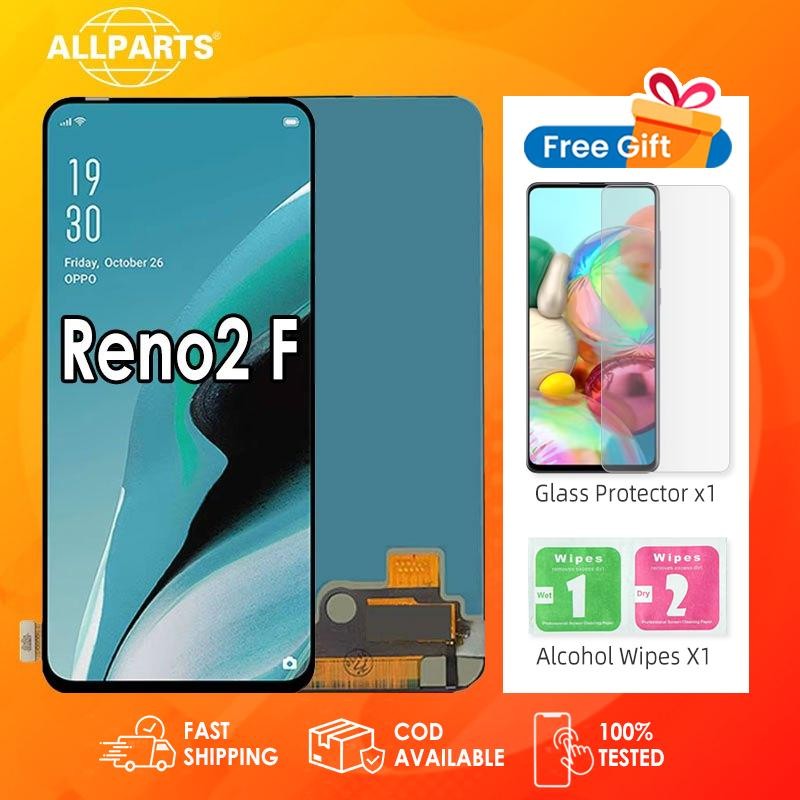Allparts INCELL หน้าจอสัมผัสดิจิทัล LCD 6.5 นิ้ว แบบเปลี่ยน สําหรับ OPPO Reno 2 F 2Z K3 Reno2 F