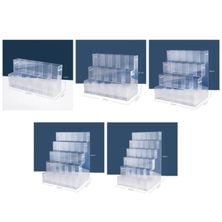 แค่ เครื่องหมาย ที่ใส่ปากกา, 2/3/4/5/6 ชั้นโปร่งใสเครื่องเขียนชั้นวางจอแสดงผล, อะคริลิมินิมอลความจุขนาดใหญ่ถาดปากกาแปรงแต่งหน้าสก์ท็อปเครื