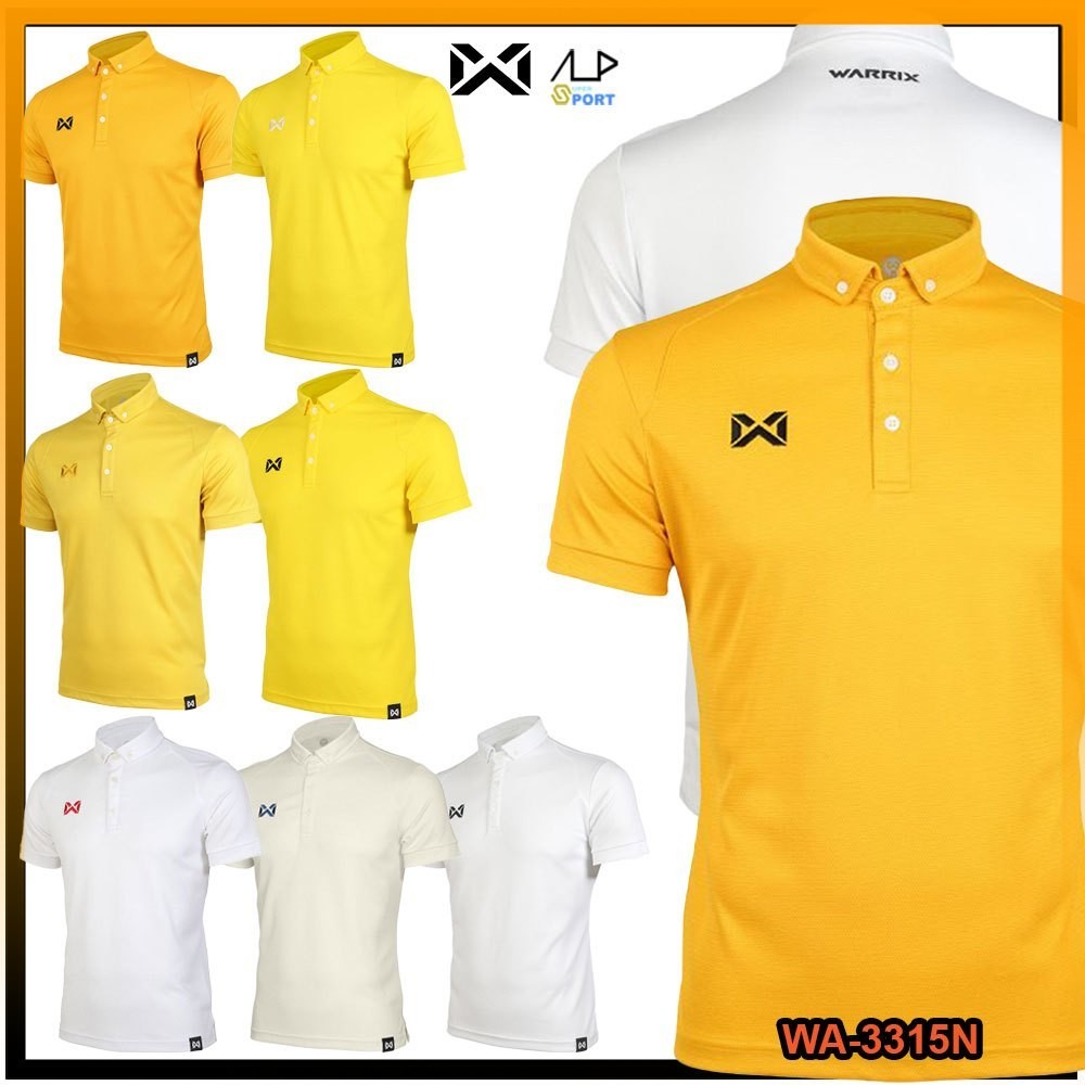 💥ลดโหดเหมือนโกรธใคร!💥 SP เสื้อโปโล warrix วาริกซ์ WA3315 WA-3315N WA-PLAN15 CLASSIC POLO แท้ 100