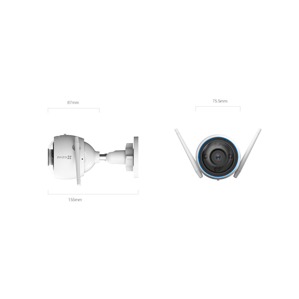 EZVIZ H3 5MP WI-FI SMART HOME CAMERA กล้องวงจรปิดภายนอก (CS-H3-R100-1J5WKFL)