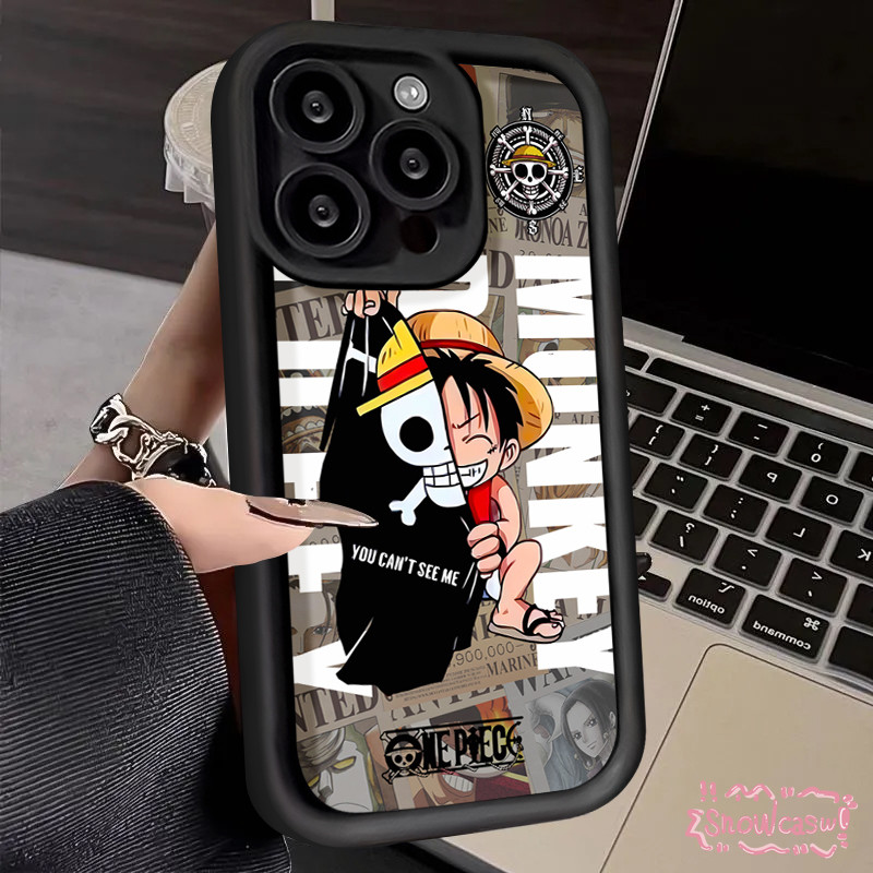 อะนิเมะสุดเท่ One Piece ลูฟี่ เคสRedmi 12 9C 10A 12C 10 10C 9T 9 9A 13C A1 9C NFC Note 10 13 9 11 12 Pro 10s 11s POCO M3