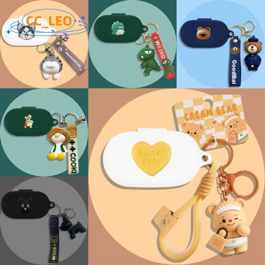 For Sony WF-C510 Case Creative Duck Keychain Cute Sony WF-C510 Silicone Soft Case Sony WF-C510 Shock