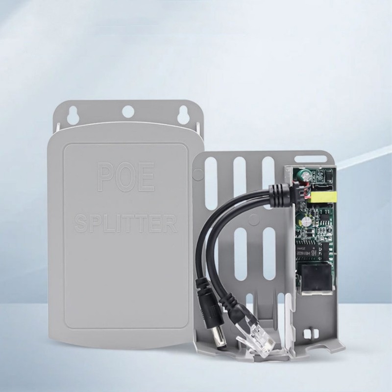 Bett Robusts Weatherproof PoE Splitter 48V ถึง 12V PoE Extender สําหรับกล้องรักษาความปลอดภัย