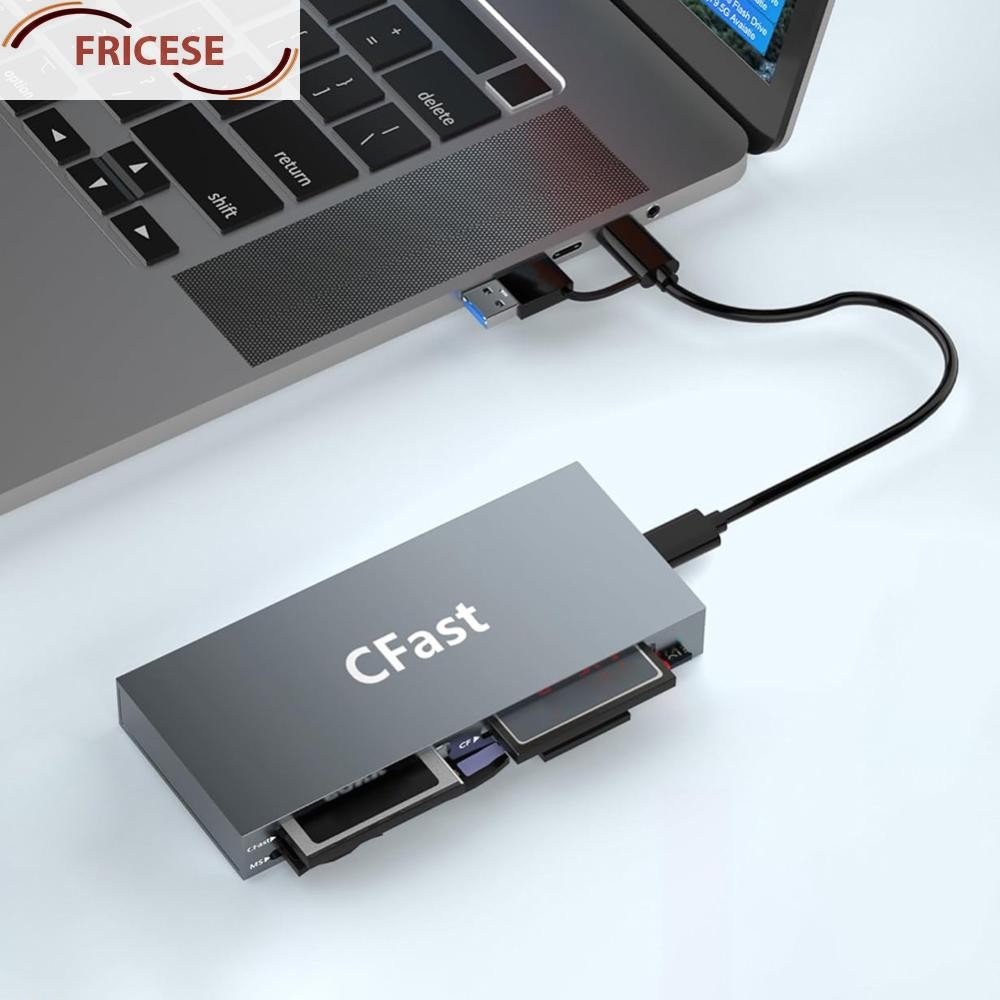 Cfast Card Reader อ่าน 6 การ์ดพร้อมกันสําหรับ CFast CF MS SD TF XD Card [Fricese.th]