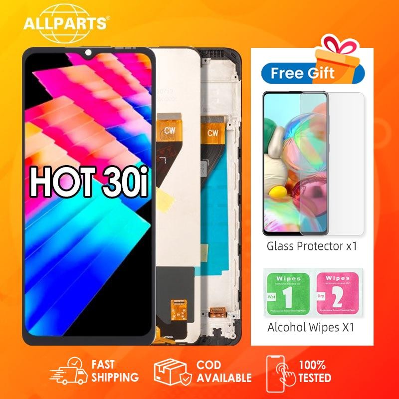 Display​ จอ ทัช สำหรับInfinix Hot 30i X669 X669C LCD หน้าจอ พร้อมทัชสกรีน