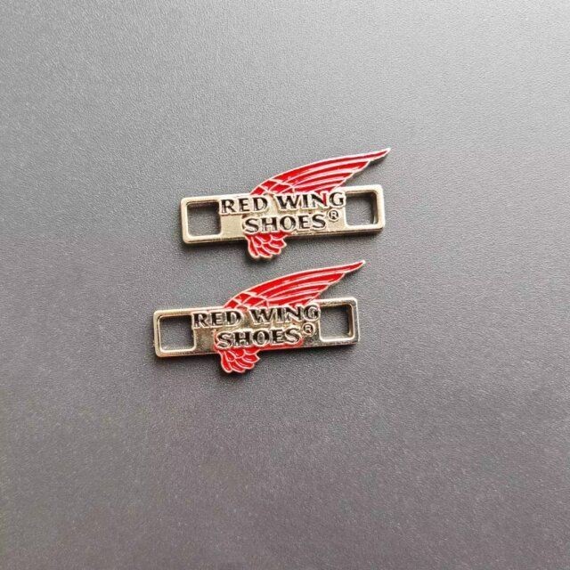 เหมาะสําหรับ Red Wing Wing Label Shoelace ตกแต่งหัวเข็มขัด 9875 Red Wing 9111 875 เชือกผูกรองเท้า 81