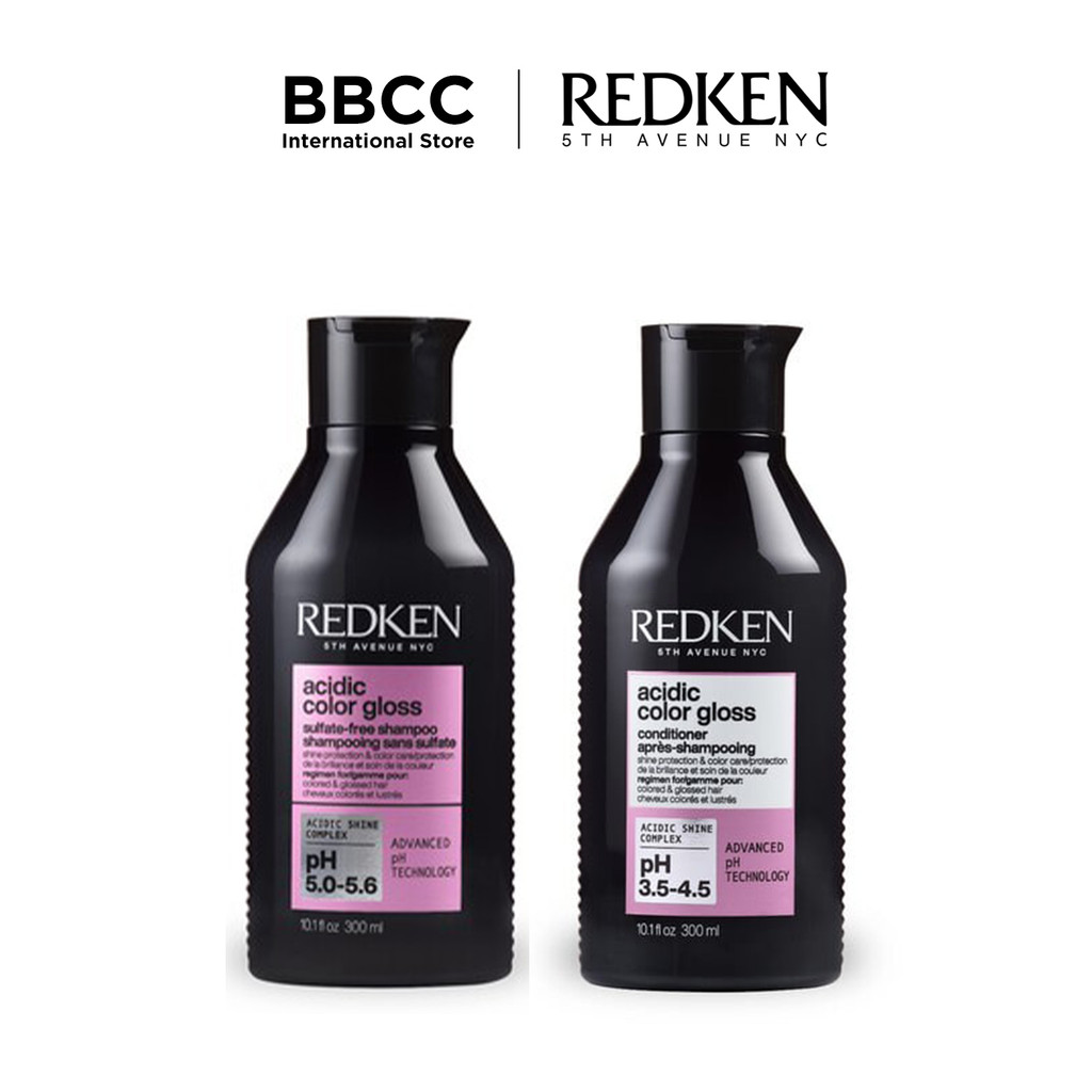 Redken แชมพูและครีมนวดผม redken/acidic Color GLOSS sulfate-free/ 300ml aroi