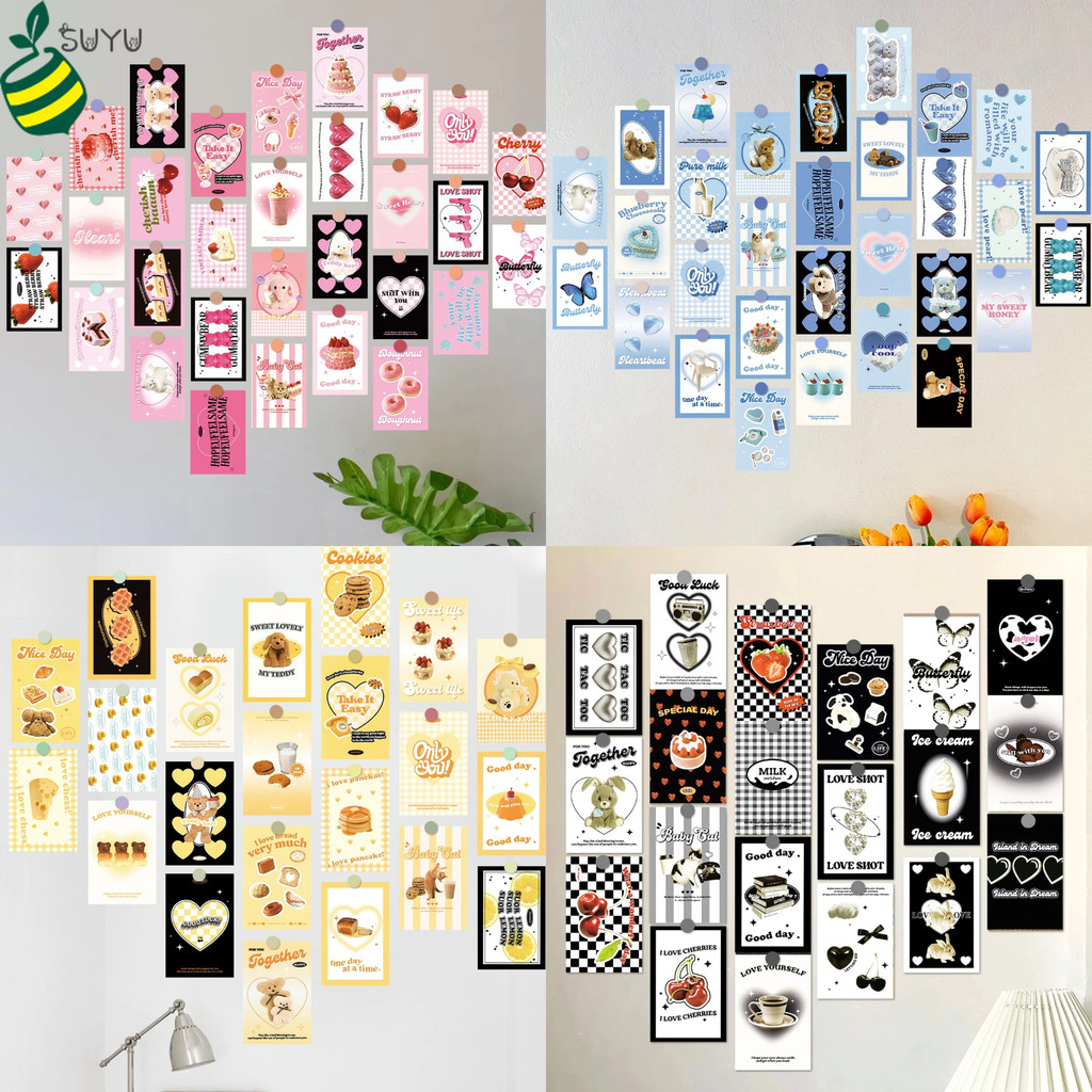 30 ชิ้นตกแต่งห้อง,ผนัง Collage Kit ความงามภาพ,โปสเตอร์สําหรับห้องความงาม,ห้องนอนน่ารักภาพผนัง Art Decor สําหรับสาววัยรุ่น