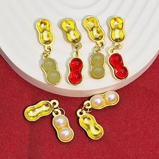 20pcs โลหะผสมเลียนแบบหยกปลอดภัยหัวเข็มขัดจี้ DIY สร้อยข้อมือสร้อยคอเครื่องประดับขายส่ง