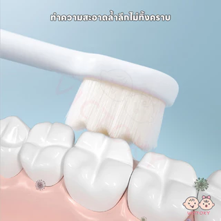 VICTOKY แปรงฟันเด็ก แปรงสีฟันสิงโต สำหรับเด็ก 1-12 ปี แปรงฟันนุ่ม ดูแลสุขภาพปากลูก แปรงฟัน