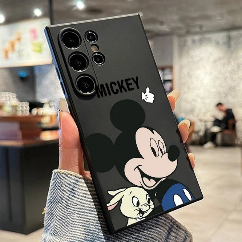 Disneys Mickeys Minnies เมาส์สําหรับ Vivo V30 V29 V27 V25 Pro V29 Lite V29e V27e เคสโทรศัพท์ซิลิโคนขอบสแควร์ปกอ่อน - รูปที่ 4