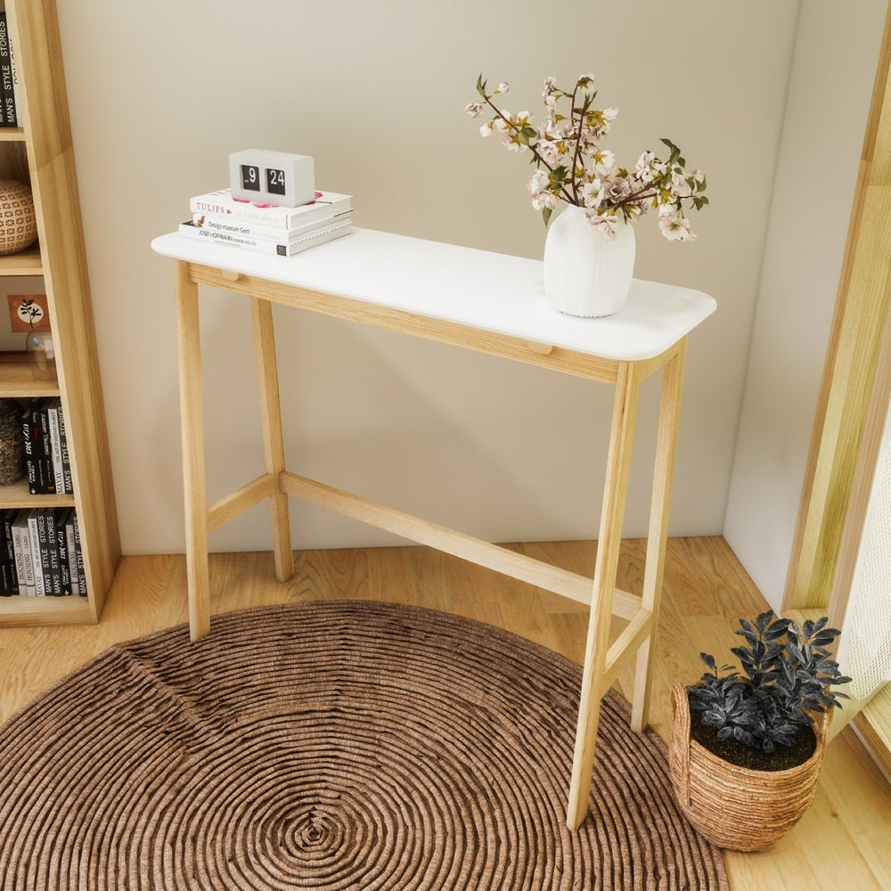 SB Design Square โต๊ะบาร์ KC-PLAY รุ่น BUDDI สีขาว-ลินเบิร์ก (120x40x106 ซม.) แบรนด์ KONCEPT FURNITURE