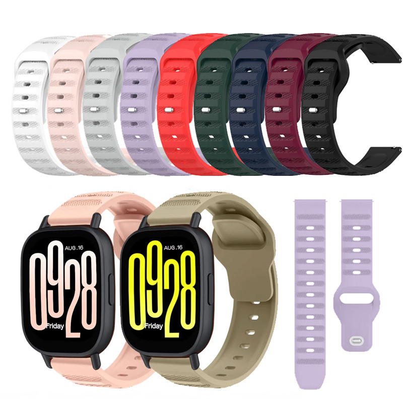 สําหรับ Redmi watch 5 Active 5 lite Xiaomi นาฬิกา S4 S3 S2 S1 นาฬิกา 2 2 pro กีฬาสร้อยข้อมือสายรัดซิลิโคน