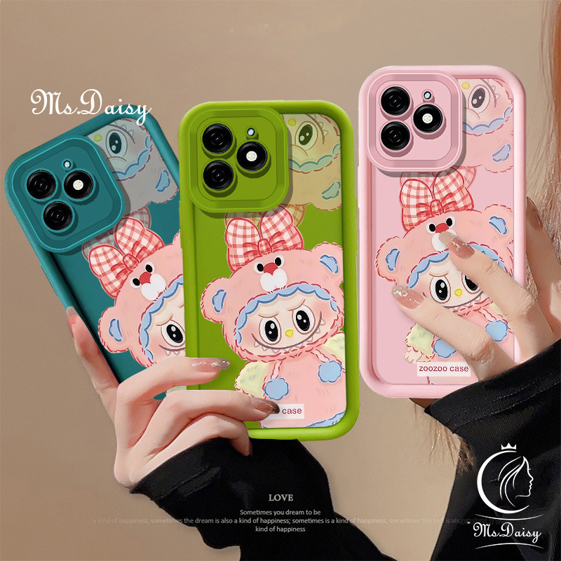 สําหรับ Infinix Smart 8 5 6 HD 7 Hot 40i 9 Play 10Play 11Play 12i 20i 30 30i 10Lite หมายเหตุ 12 Pro หมายเหตุ 30 X680 X6515 X6833B spark go 2024 ตลกน่ารัก labu เคสโทรศัพท์กันกระแทก Soft TPU