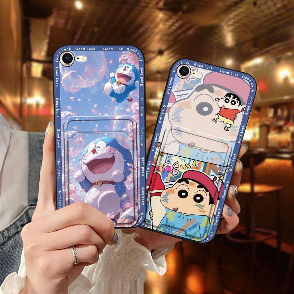 ออกแบบแฟชั่นฝาหลังเคสโทรศัพท์สําหรับ iphone 7/8/SE 2020/2022/SE2/SE3/ip7/ip8 การ์ดแขนน่ารักซิลิโคนกา