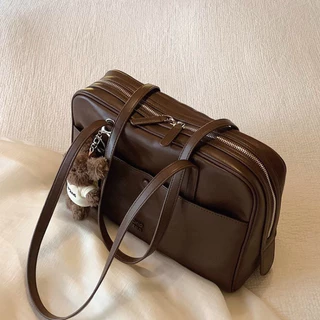 LHL BOUTIQUE Nanfeng Chio2nd กระเป๋าหนัง กันน้ํา ย้อนยุค กระเป๋าถือ ผู้หญิง รุ่นใหม่ Pillow Bag