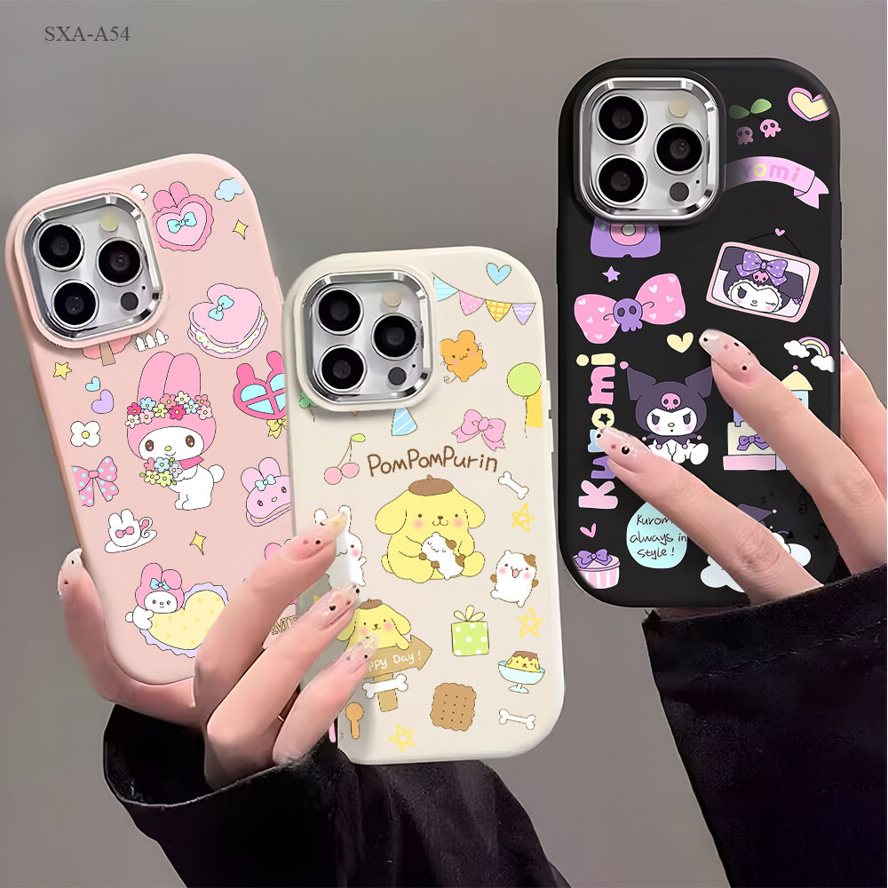 เคส For Samsung Galaxy A55 A54 A53 A50S A06 A16 A04S A05 A05S A50 A51 A15 A12 A14 A02 A03 A03S A23 A24 4G 5G เคสนิ่ม PD