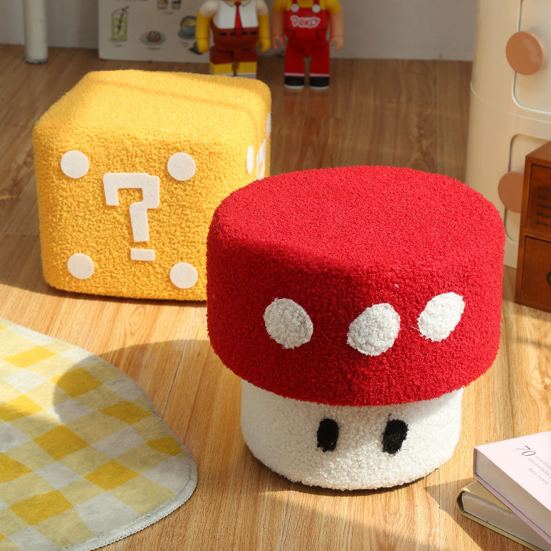 เก้าอี้เห็ด เก้าอี้เด็ก ที่นั่งการ์ตูน เก้าอี้เปลี่ยนรองเท้าที่ทางเข้า เก้าอี้น่ารัก ตกแต่งห้องนั่งเล่น - รูปที่ 5