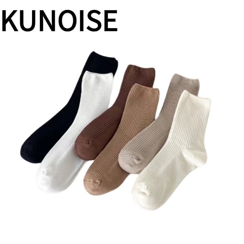 Kunoise ถุงเท้าคริสตัลบางเฉียบของผู้หญิงใหม่สีดําโปร่งใสและสีผิว (ขนาด: 35-40) WHQH