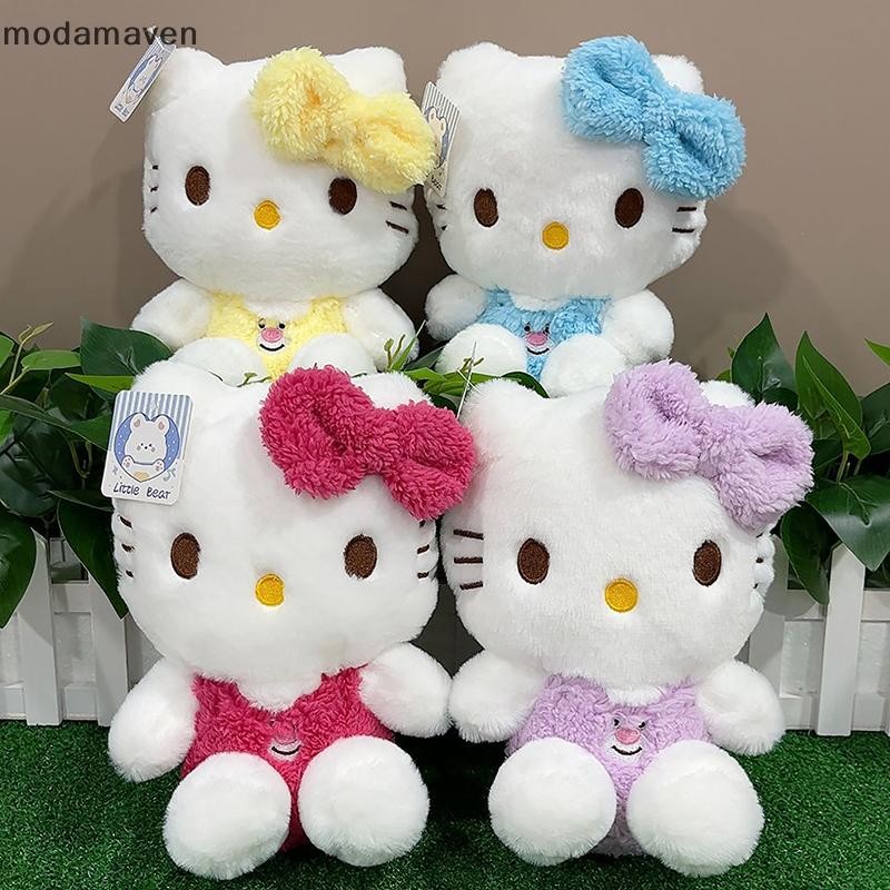 [modamaven] 22cm Big Bow Hello Kitty Plush Doll ของเล่น Sanrio Kt Cat สีชมพู Kitty Cat Pacify รูปการ์ตูนของขวัญสําหรับเด็กผู้หญิงสัตว์ตุ๊กตาของเล่น [TH]