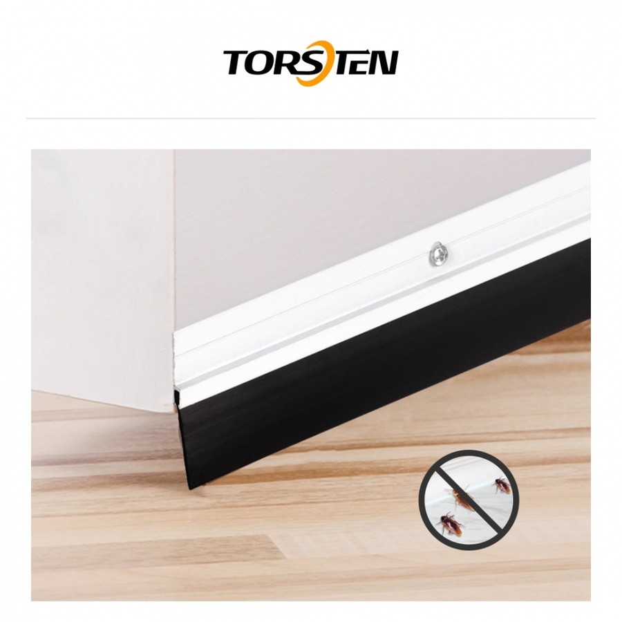 GlobalHouse TORSTEN เส้นกันแมลงอะลูมิเนียม แถบยาง รุ่นKZT059-WH 100ซม. สีขาว สินค้าของแท้คุณภาพดี