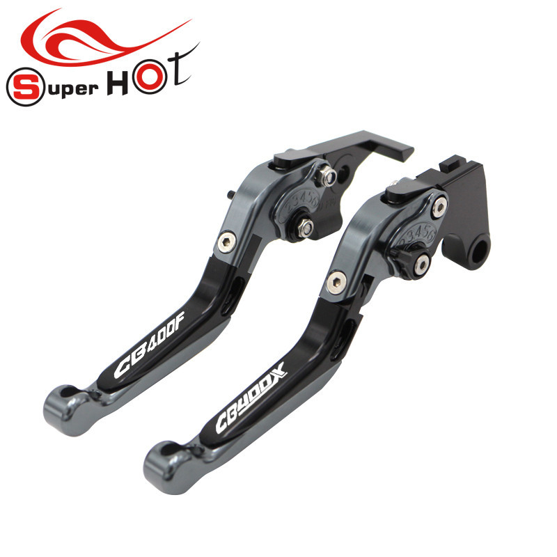 Yอุปกรณ์เสริมรถจักรยานยนต์เบรคคลัทช์มือจับสำหรับ Honda CB400X CB400F CB 400X CB 400F CB 400 X F