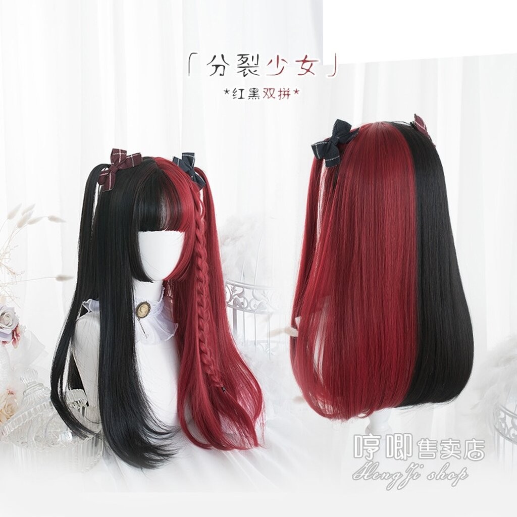 🐭พร้อมส่ง🐭 วิกโลลิต้า ฮาราจูกุ คอสเพลย์ พาสเทล Lolita Harajuku Cosplay Wig - รูปที่ 3