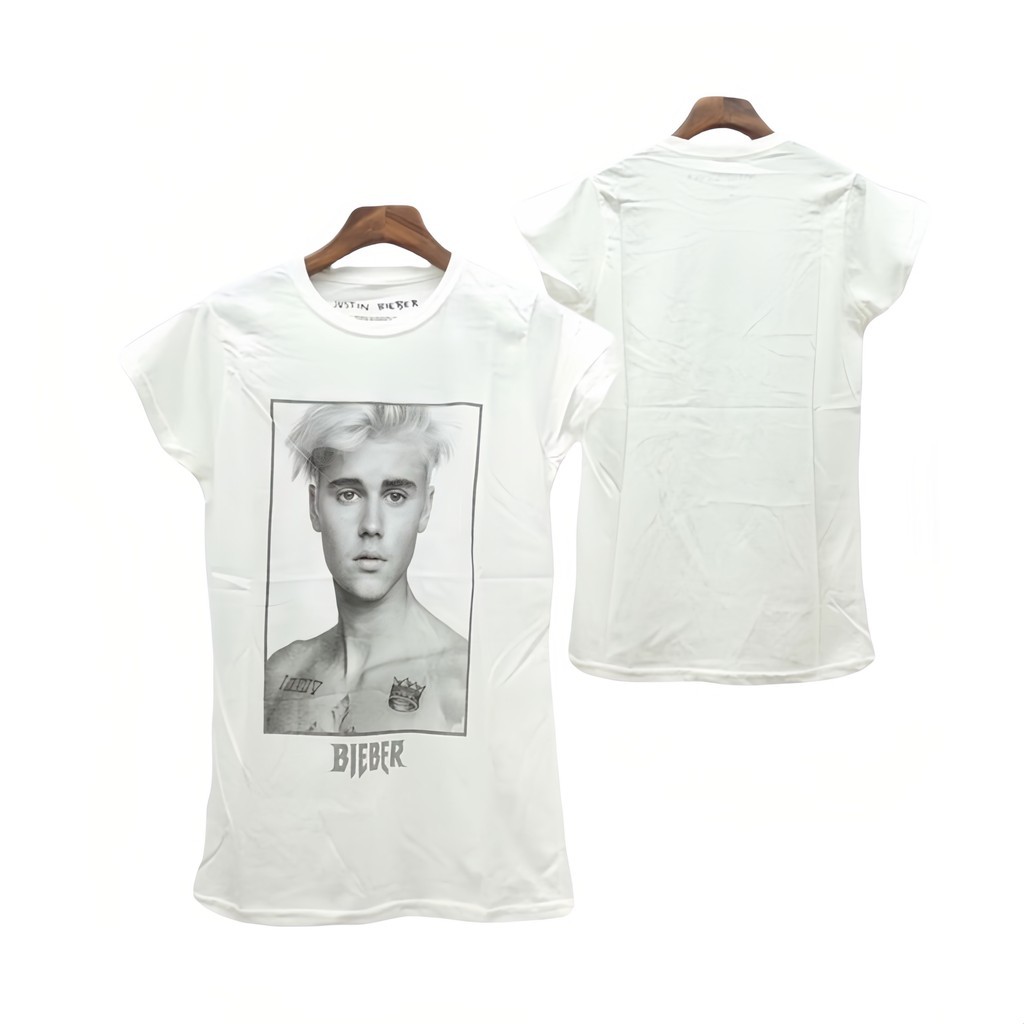 ECUPPER เสื้อยืด Justin Bieber สินค้าลิขสิทธิ์แท้100% tee ..