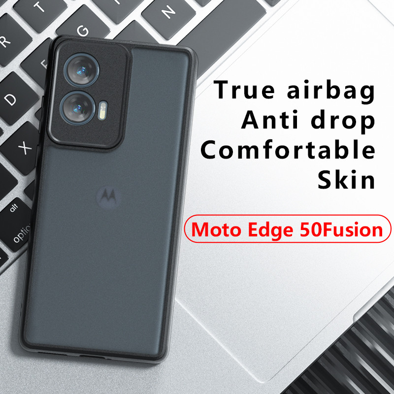 สําหรับ Motorola MOTO Edge 50 Fusion Edge50 NEO Ultra 50Pro กรณีอะคริลิค Matte Clear สําหรับ MOTO Edge50 Fusion S50 กันกระแทกกันชน