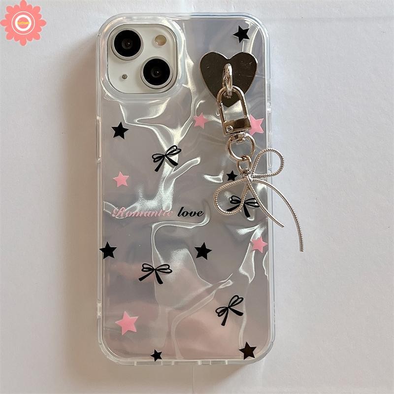 น่ารัก Star Bow Knot สําหรับ Samsung A36 A56 A26 A51 A53 A13 A23 A11 A12 A16 A22 A06 A05 A05s A25 A15 A24 A04s A14 A04s A31 A34 A30 A33 A32 Love A34 A30 A33 A30 A54 A34 A30 A33 A34 A30 A32 Love Heart
