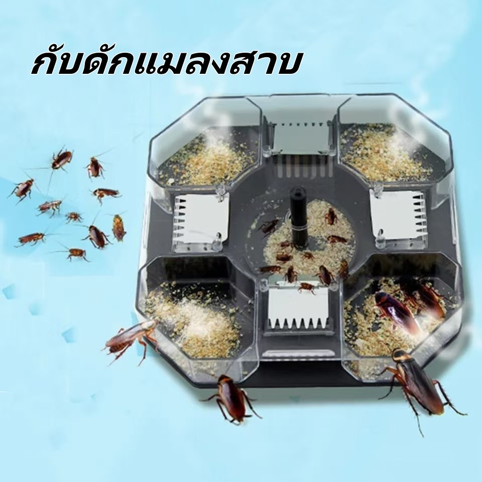 กล่องดักแมลงสาบ, เครื่องดักแมลงสาบ, เครื่องดักแมลง, เครื่องดักแมลงสาบในบ้านแบบใช้ซ้ำได้