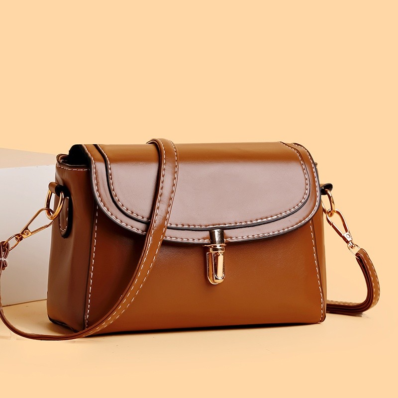Retro Style Women Crossbody BAG PU Leather Shoulder bags FOR GIRLS Large capacity Makeup bags