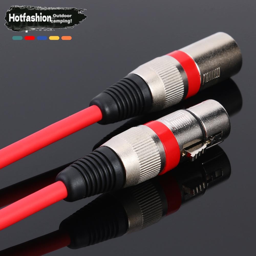 5 ชิ้น 3Pin XLR สายชายกับหญิง M/F ฟอยล์ + สายสัญญาณเสียงป้องกันแบบบราซิล