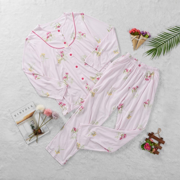 Bobobear Morning Glory ชุดนอนสําหรับผู้ใหญ่ของผู้หญิง