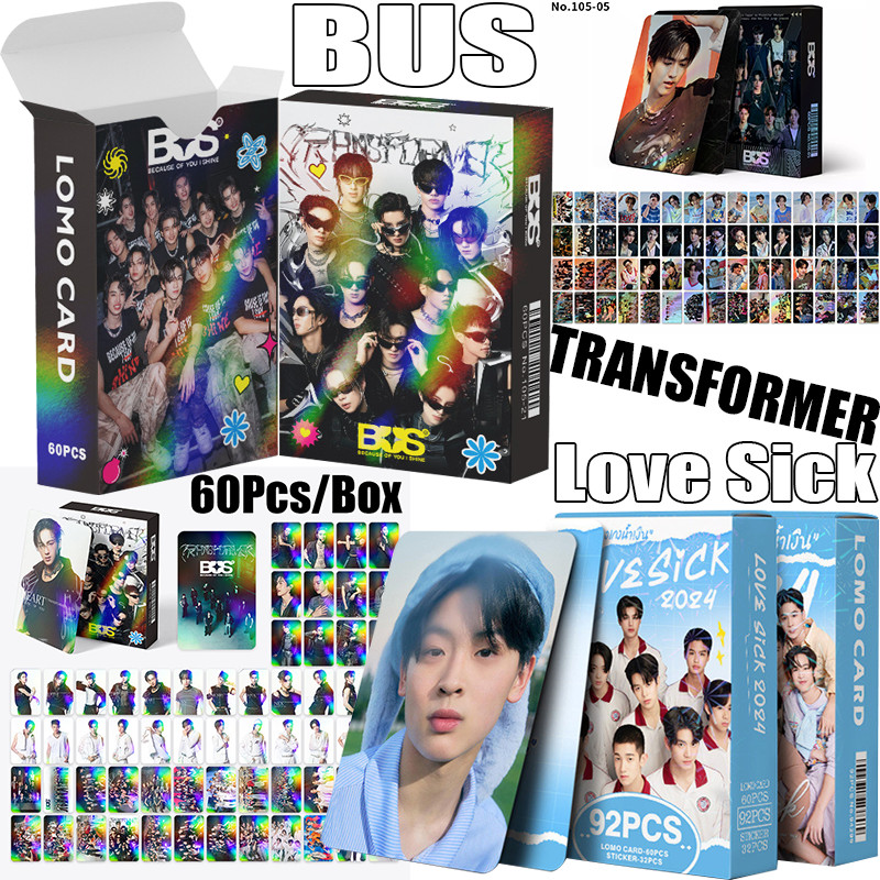 Hot BUS Love Sick 2024 Photocard เพราะคุณ I Shine BUS TRANSFORMER LOMO CARD Idol ของสะสมของขวัญ