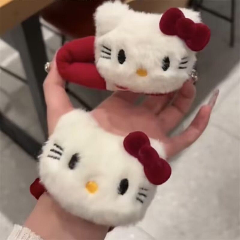 น่ารักหวานการ์ตูนตุ๊กตาหมีเนย/อังคารสีแดงคิตตี้แมวกิ๊บผู้หญิงด้านข้างขอบเครื่องประดับผมของขวัญ