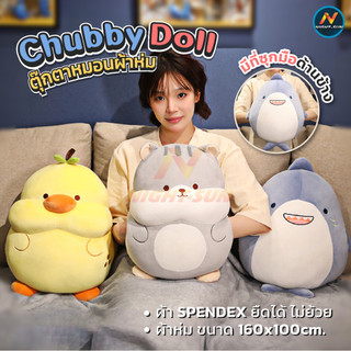 หมอนผ้าห่ม หมอนฉลาม หมอนนุ่มนิ่ม ลายสัตว์ ตุ๊กตาหมอนผ้าห่ม ขนาด40cm พกพาในรถ มีผ้าห่มในตัว มีซุกมือ รูปสัตว์ลายน่ารัก