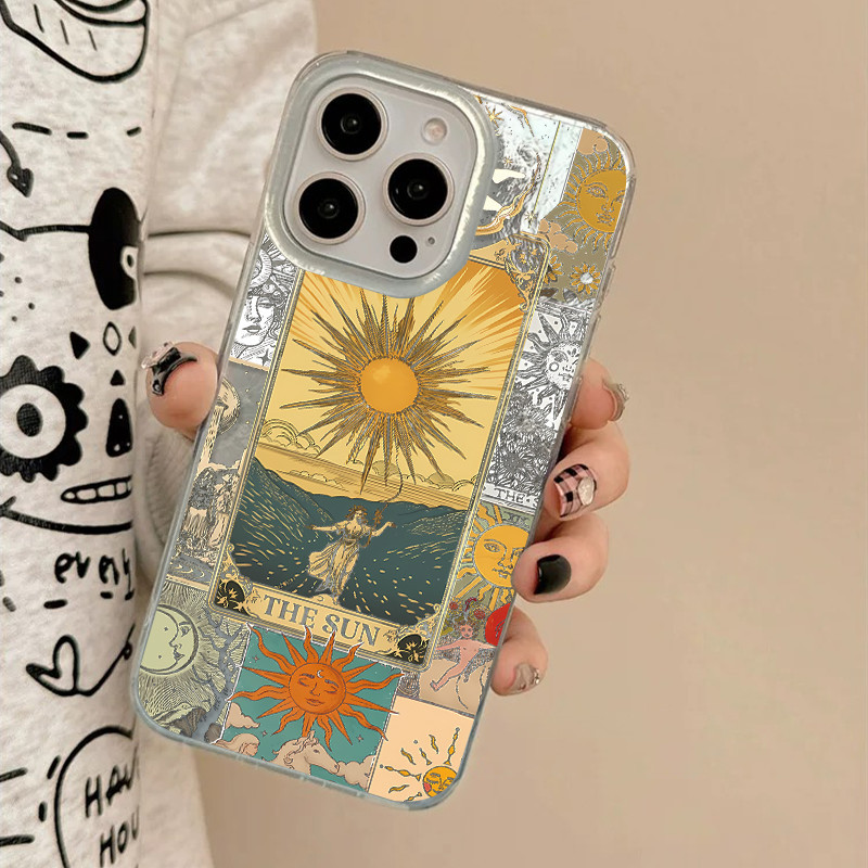 Poppa จากประเทศไทย ซิลเวอร์โฟลว์ Vortex ใช้กับ เคสไอโฟน for IPONE 11 12 13 14 16 15PRO MAX 14PLUS/15PLUS 11PRO 13PROMAX