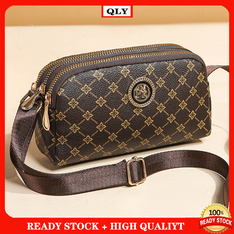 กระเป๋าสะพายข้างไหล่เดี่ยวพิมพ์ลายแฟชั่นและอเนกประสงค์สําหรับผู้หญิง