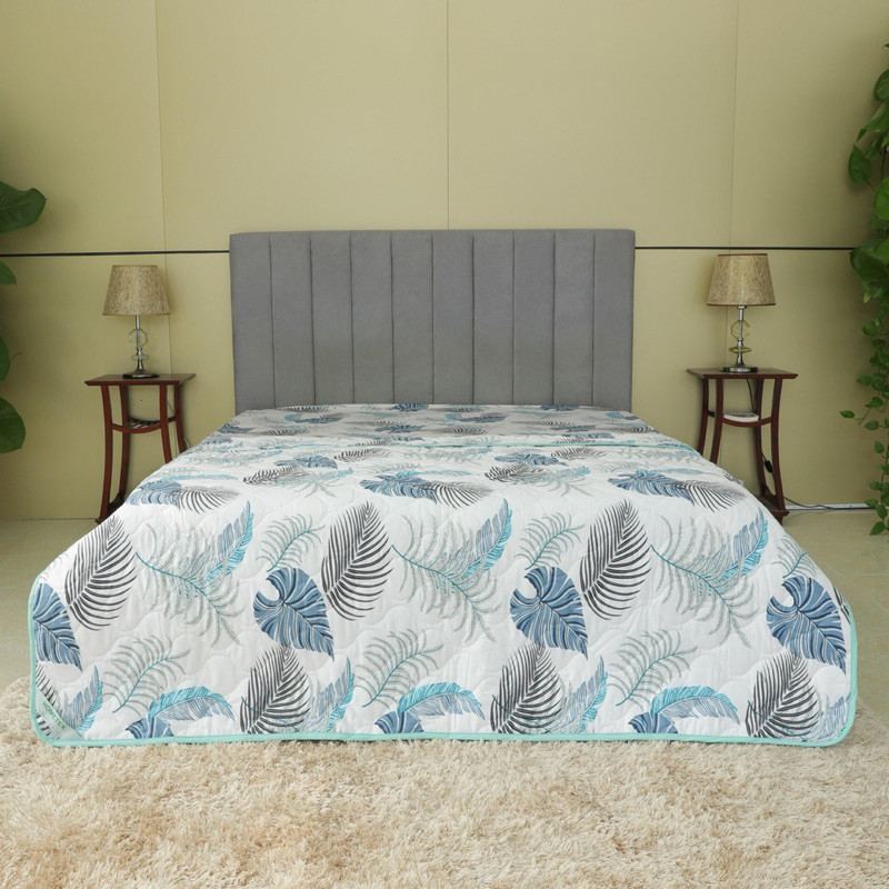 ผ้านวมผ้าฝ้ายลายดอกไม้ Hometex (1m6x2m, 1m8x2m)