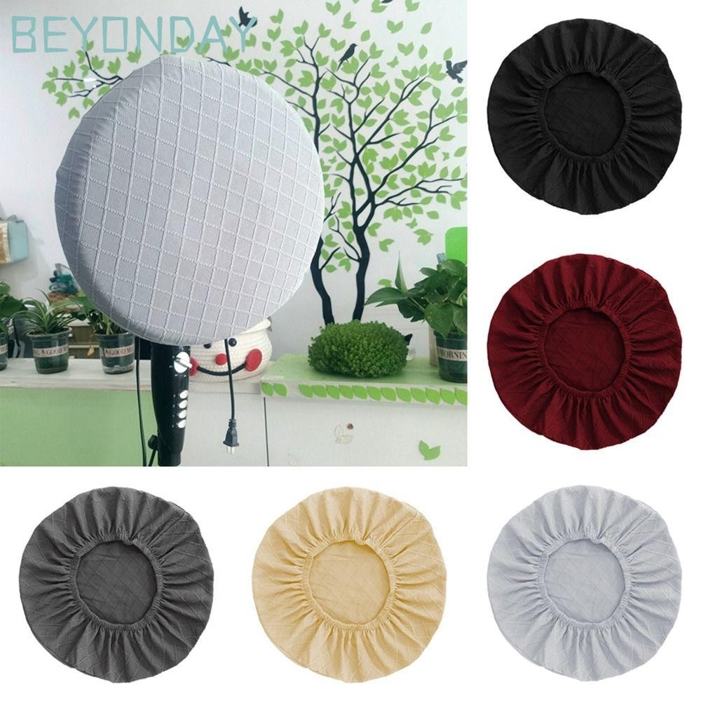 BEYONDAY ผ้าคลุมพัดลม, ผ้าคลุมเครื่องทําความร้อนแบบยืดหยุ่นครึ่งห่อ, ผ้ายืดหยุ่น Universal Round Dust Cover Household