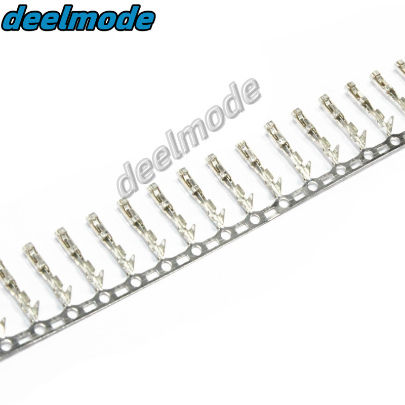 100 ชิ้น 2 . 54 มม. Dupont Pin อุปกรณ์ขั้วต่อสายเคเบิ้ลเชื่อมต่อ Female Pin Terminal Kit