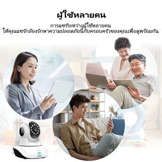 YOOSEE กล้องวงจรปิดไร้สาย เลนส์ 5MP HD ใช้สัญญาณ WiFi ดูผ่านมือถือ พูดผ่านกล้องได้ กล้องวงจร 4 ล้านพิกเซล