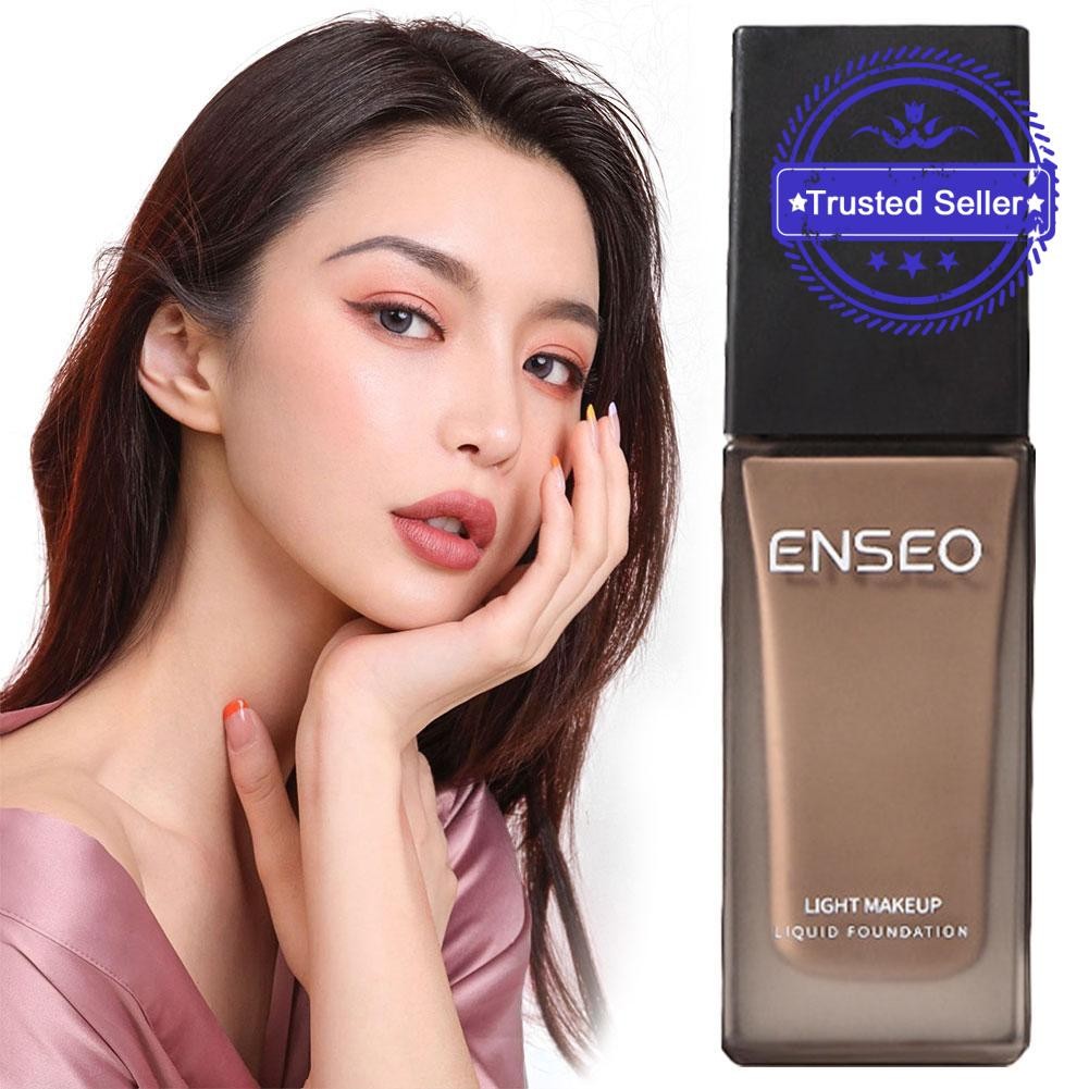 Enseo Liquid Foundation Light Soft Delicate Non-smudge 30ml รองพื้นติดทนนาน S4l3