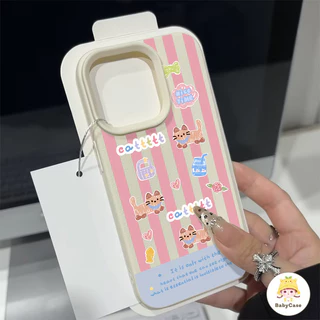 เคสไอโฟน 16 สำหรับ iPhone 17 11 13 16 15 14 12 Pro Max 7 8 16 14 15 Plus XR XS X Max ผ้าคลุมหนังสุนัขน่ารักน่ารัก