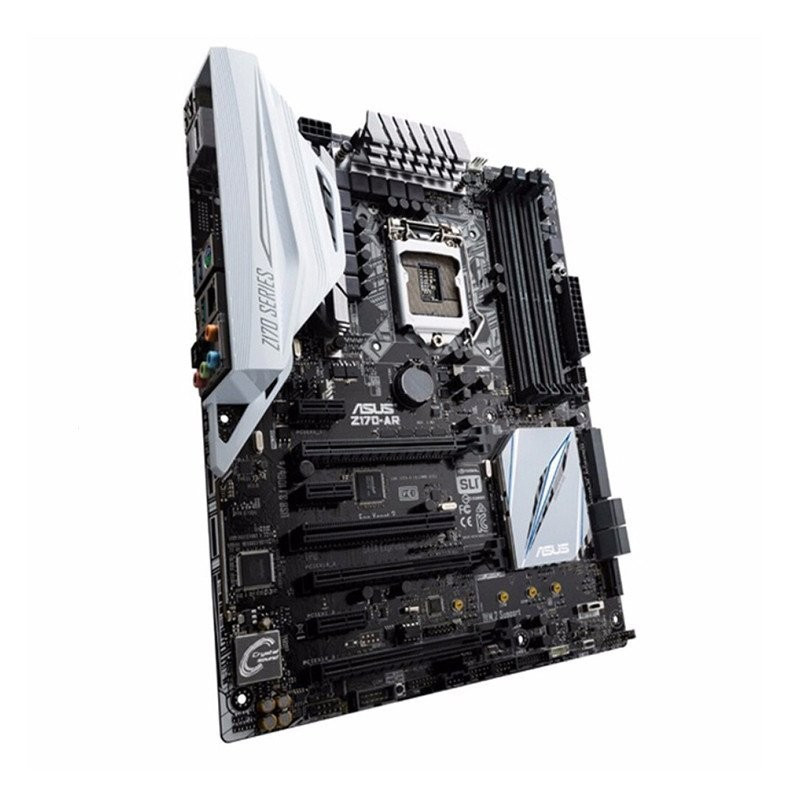 (ใช้แล้ว) เมนบอร์ด Asus Z170-AR LGA 1151 4xDDR4 DIMM ใช้ชิปเซ็ต Intel Z170 Standard ATX 64GB ซีดีเอ็มเอ็น - รูปที่ 3