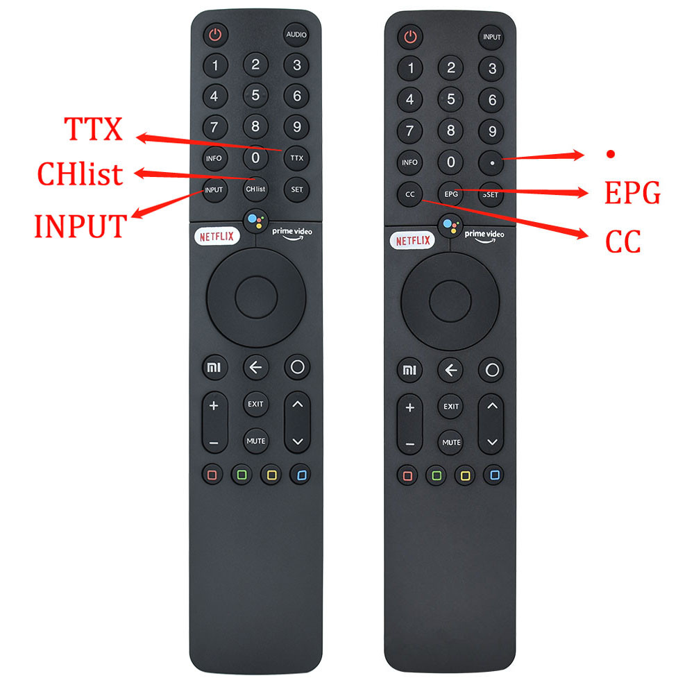 ใหม่ XMRM-19 บลูทูธรีโมทคอนโทรลสําหรับ MI P1 Q1 ทีวี L32M6-6AEU L43M6-6AEU L55M6-6AEU L75M6-ESG 360°